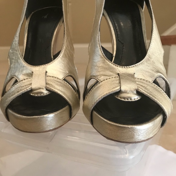 Givenchy Gold Pumps - Picture 3 of 5